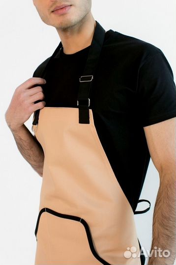 Китель поварской мужской черный