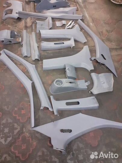 Пластик салона на Hyundai Accent