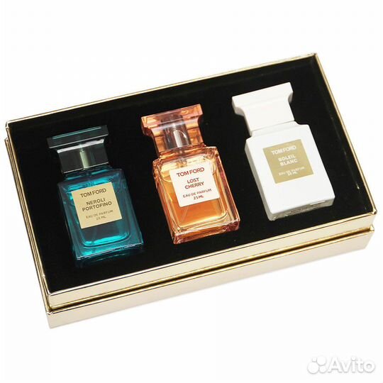 Подарочный набор Tom Ford 3х25ml (Золотой)