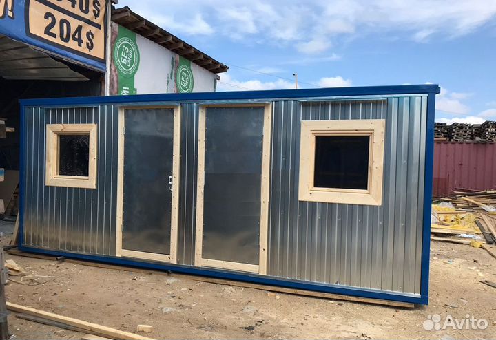 Бытовка для размещения строителей, бк-04, (двп)