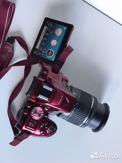 Nikon d5300 red kit 18-55 af-p