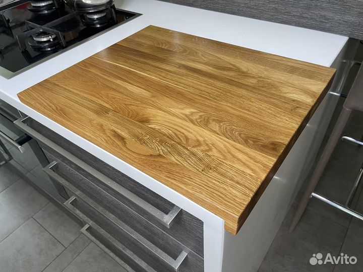 Большая доска 55х45х2,5см из дуба на столешницу