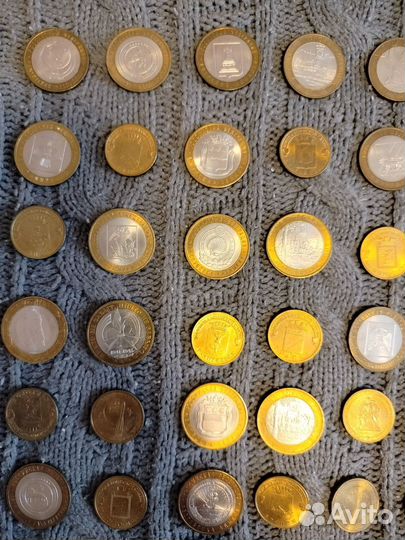 Юбилейные монеты 10,5,2,1 рубль