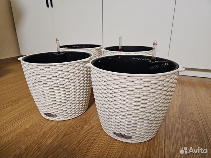 Кашпо с автополивом Lechuza Nido Cottage