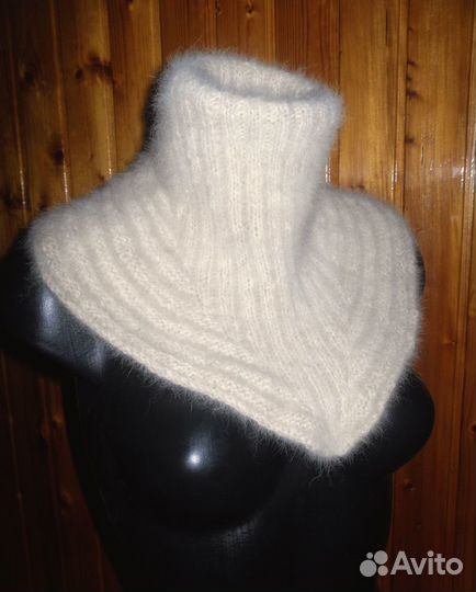 Манишка женская из собачьей шерсти Николь