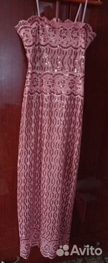 Платье с пайетками