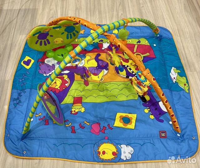 Развивающий коврик tiny love зоосад