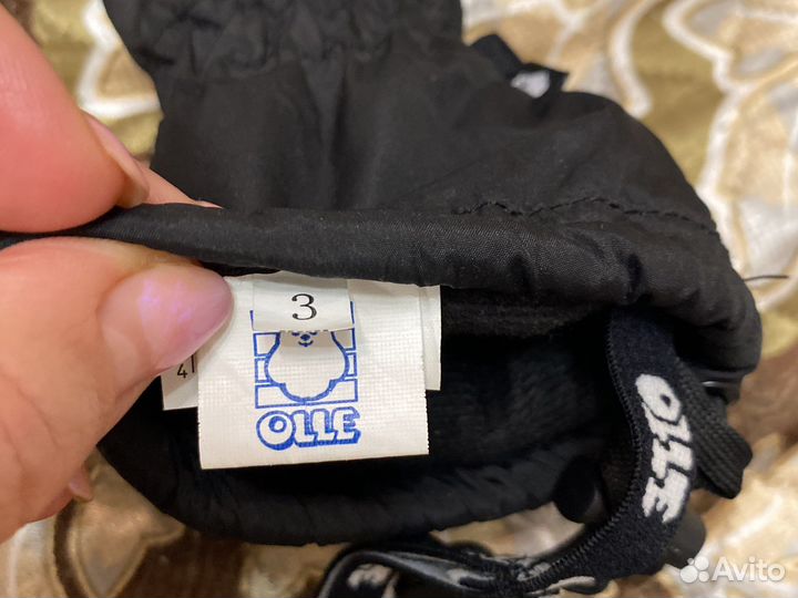 Варежки пуховые детские