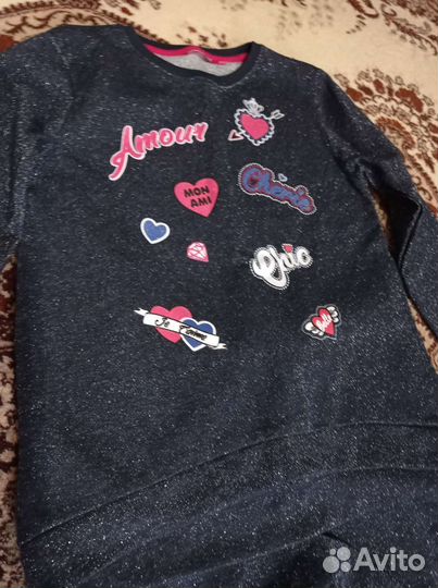 Спортивный костюм, размер 152,джемпер 146 см