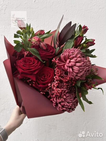 Букет эквадор розы гортензия