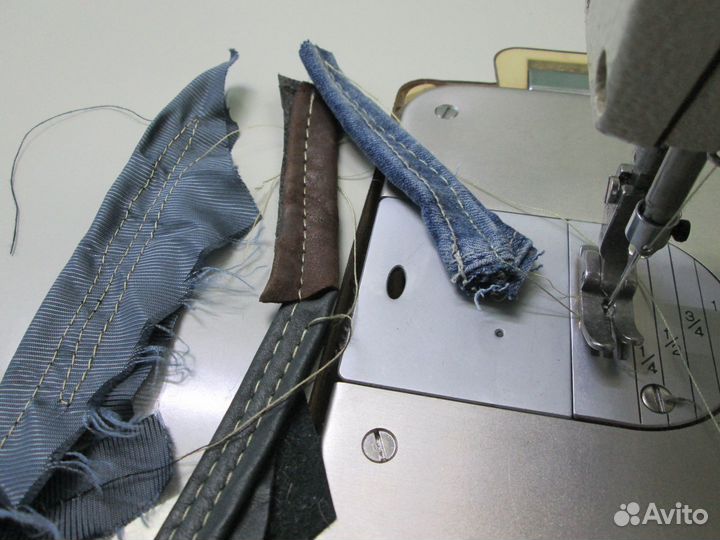 Швейная машина. Кожа, джинсы и др