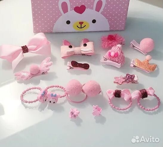 Детский набор заколок для волос Happy every day