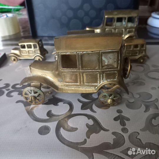 Модель автомобиля латунь