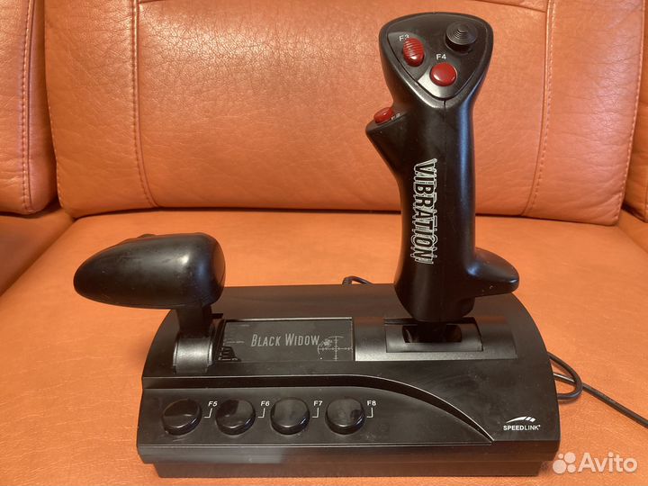Джойстик speedlink black widow flight stick