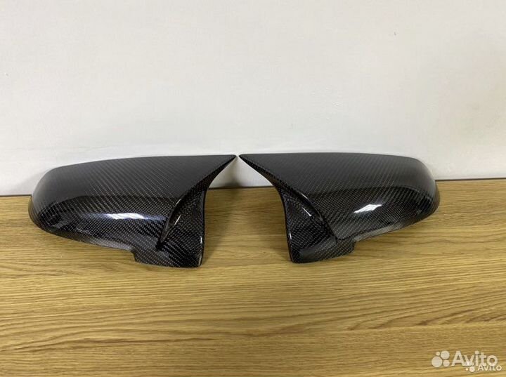 Накладки на зеркала для BMW F10 рест, карбон
