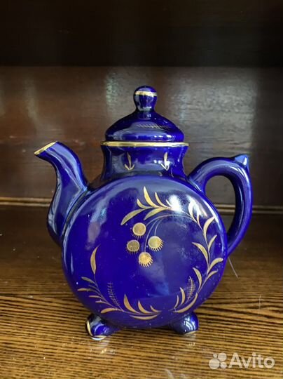 Заварочный чайник Гжель СССР