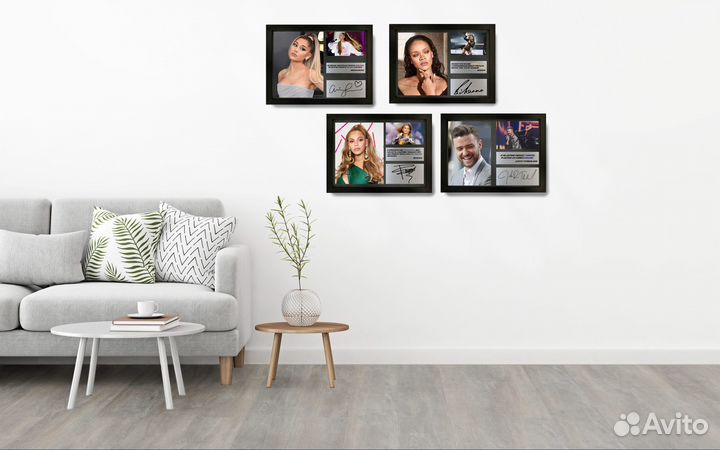 Madonna автограф на металле подарочный