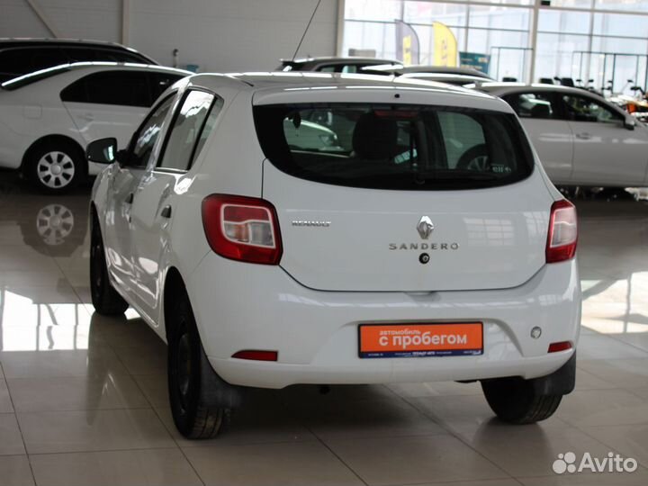 Renault Sandero 1.6 МТ, 2018, 184 250 км