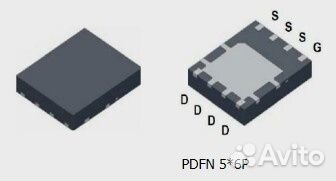 Микросхема P0903BK N-Channel mosfet 30V 30A pdfn5