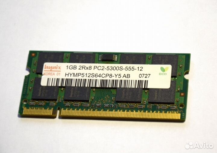 Озу SO-dimm DDR-2 1Gb Hynix (для ноутбука)