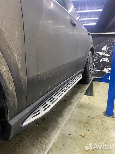 Пороги, подножки, Mercedes GLE Coupe 167 2019-нв