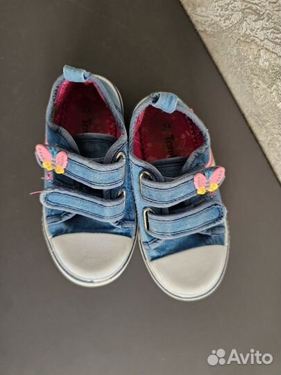 Кеды для девочки 24 размер