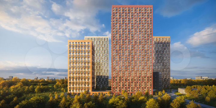 2-к. квартира, 51,3 м², 31/33 эт.