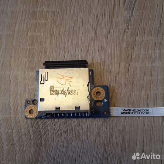 Шлейф, плата картридера Lenovo G500