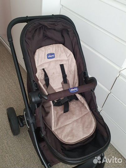 Коляска chicco urban plus + автолюлька