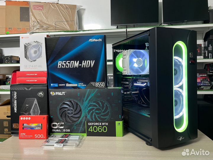 Новый Ryzen 5 5600 и Nvidia RTX 4060 8 GB