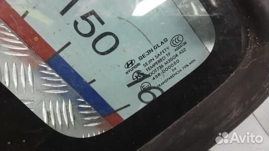 Стекло кузова боковое заднее левое hyundai tucson