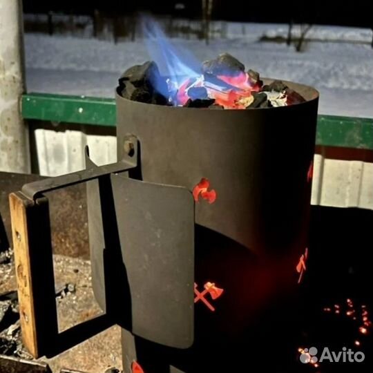 Стартер для розжига с деревянной ручкой,d 19