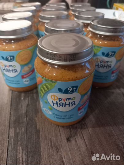 Пюре фрутоняня. разные