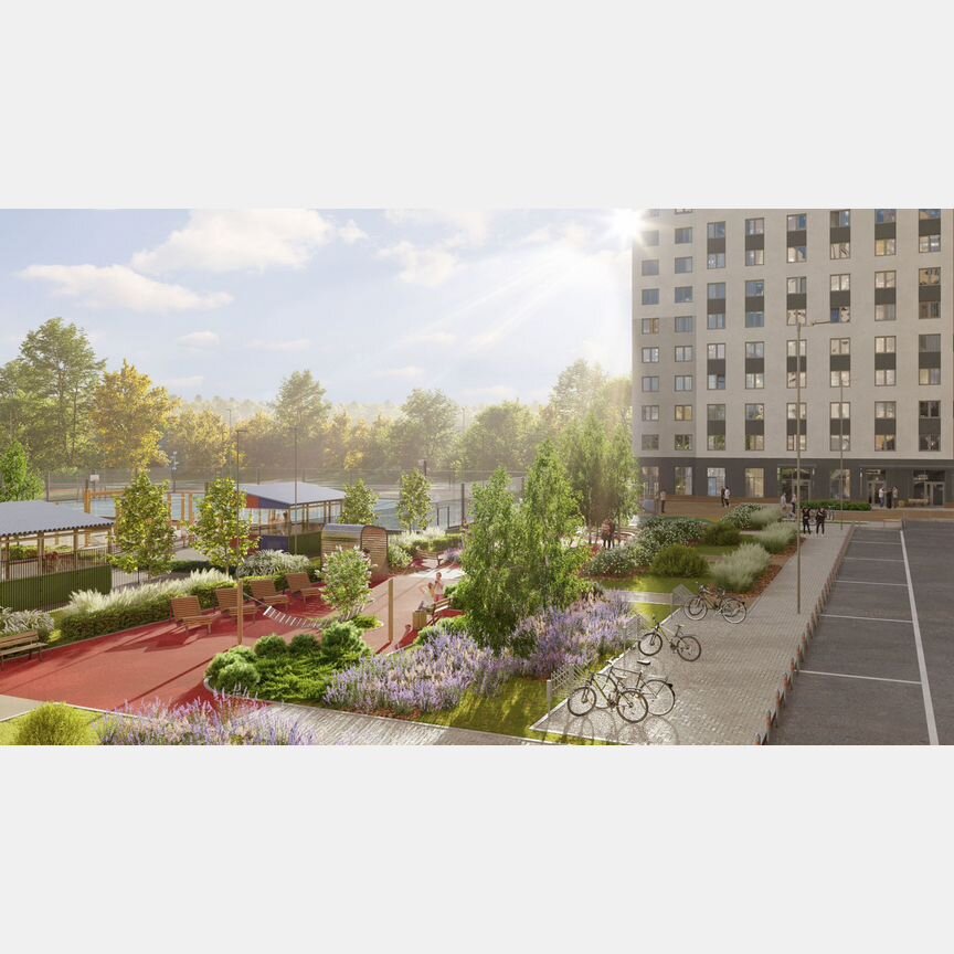 1-к. квартира, 33,4 м², 6/21 эт.
