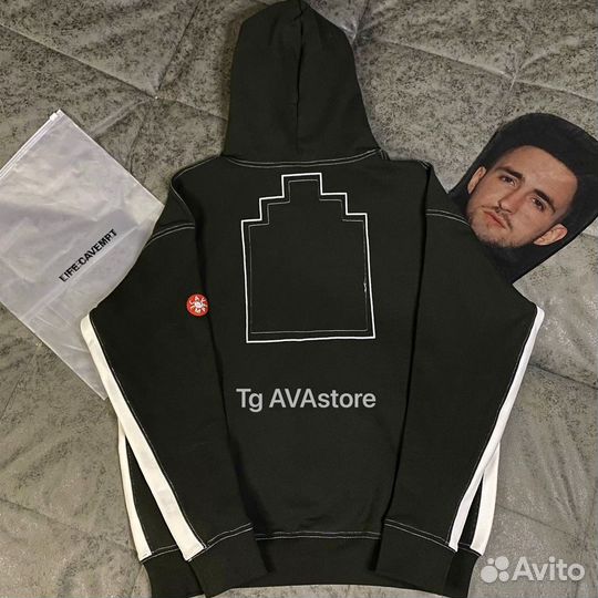 Худи Cav Empt с принтом черное new