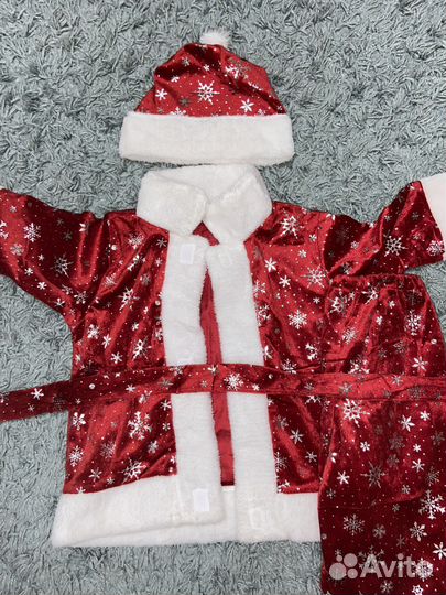Костюм деда мороза детский