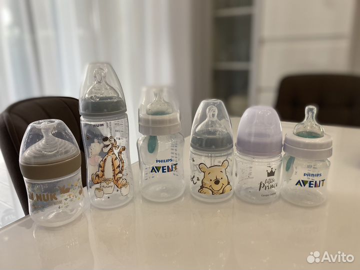 Молокоотсос и бутылочки