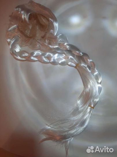 Парик с 2 косичками новый