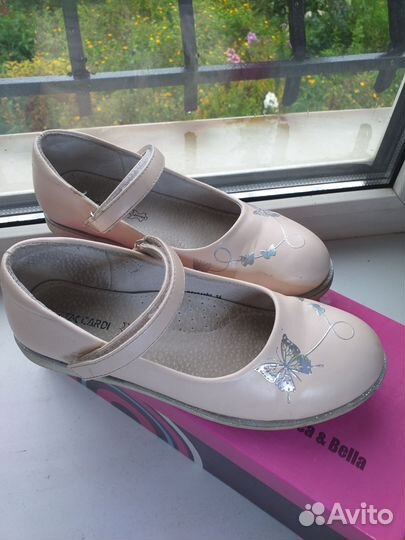 Туфли на девочку 34 размер