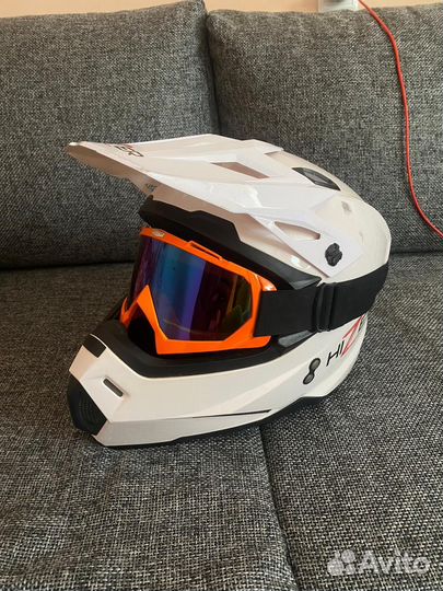 Мотошлем кроссовый бу