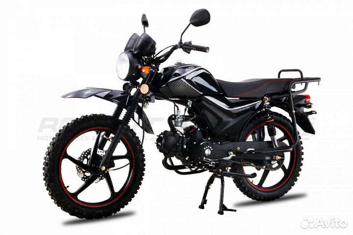 Мопед rockot alpha offroad RM50-2 черный глянцевый