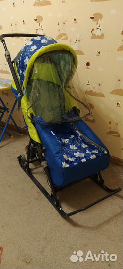 Коляска санки