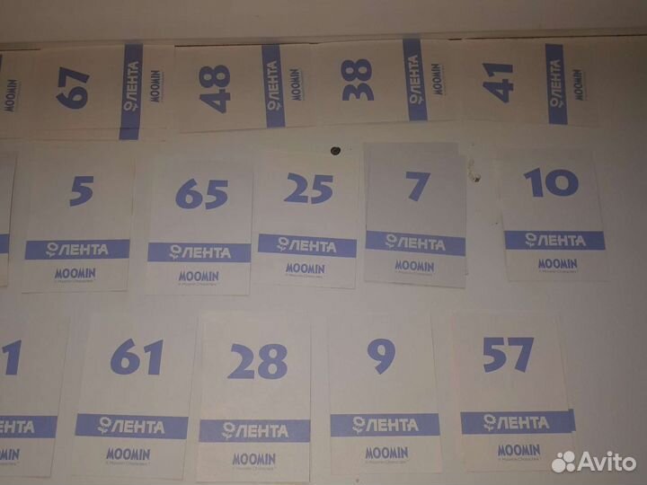 Лот наклеек Муми Тролли 1 Лента