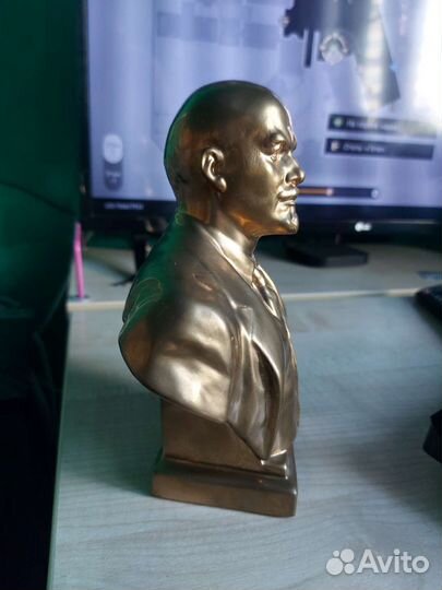 Бюст Ленина гипс