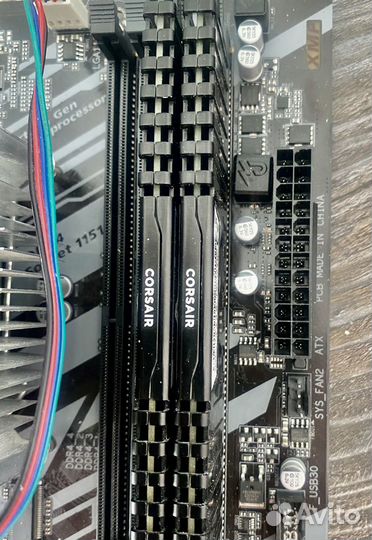 Материнская плата gigabyte b360 hd3 i5 ram 16gb