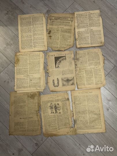 Страницы из Журнала для хозяек, 1916