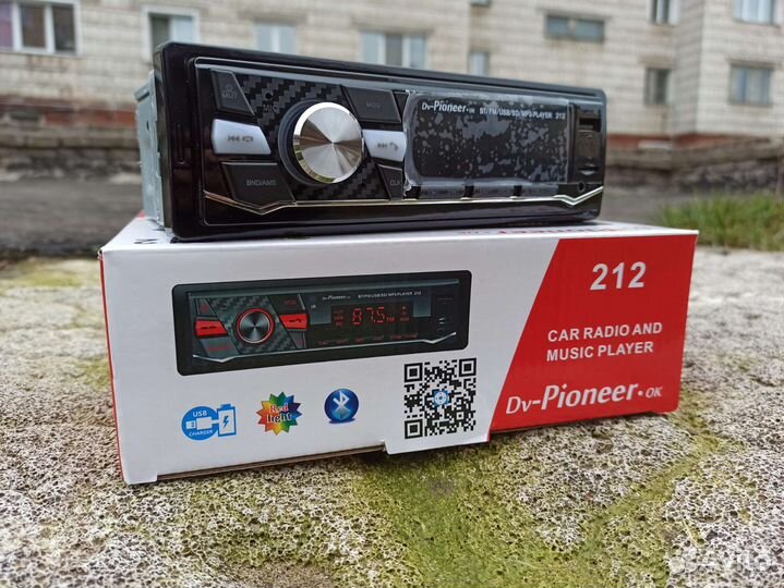 Автомагнитола Pioneer с bluetooth