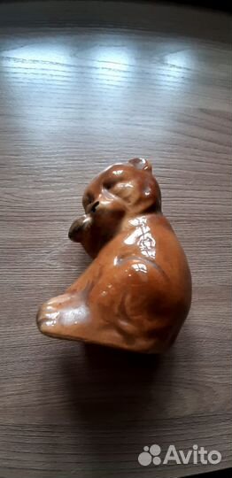 Фарфоровая статуэтка медведь СССР