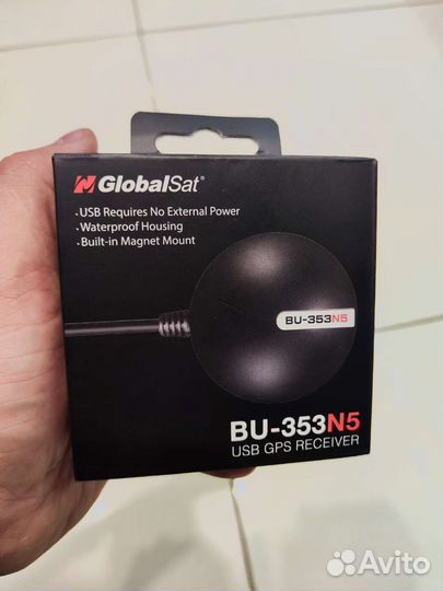 Адаптер USB Globalsat BU353N5 антенна gps Новый