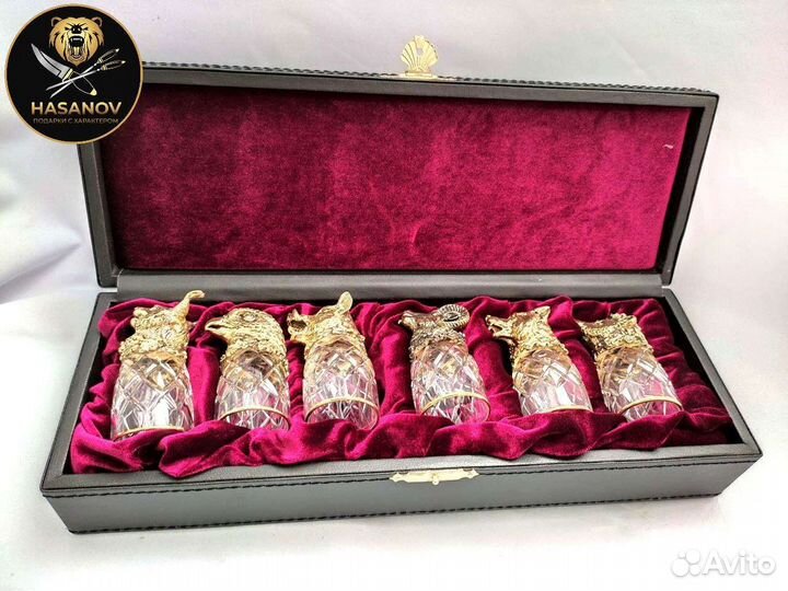 Подарочный набор рюмок подарок мужчине